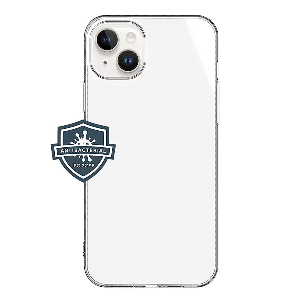 iPhone 14 Plus Key Silikon Deksel - Gjennomsiktig