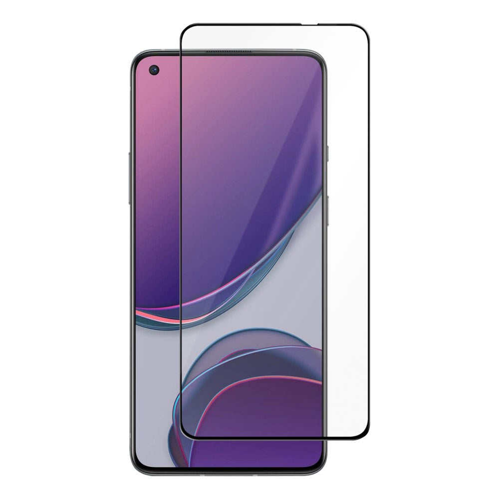 OnePlus 9 Deltaco Herdet Skjermbeskyttelsesglass - Gjennomsiktig / Svart Kant