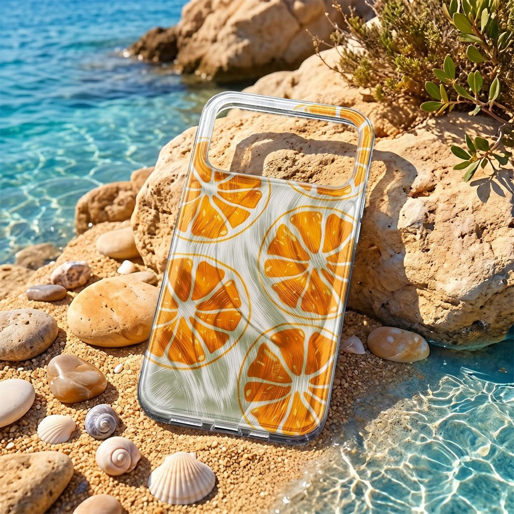 iPhone 15 Pro TFO Ultra Trendy Sommer Deksel - Orange
