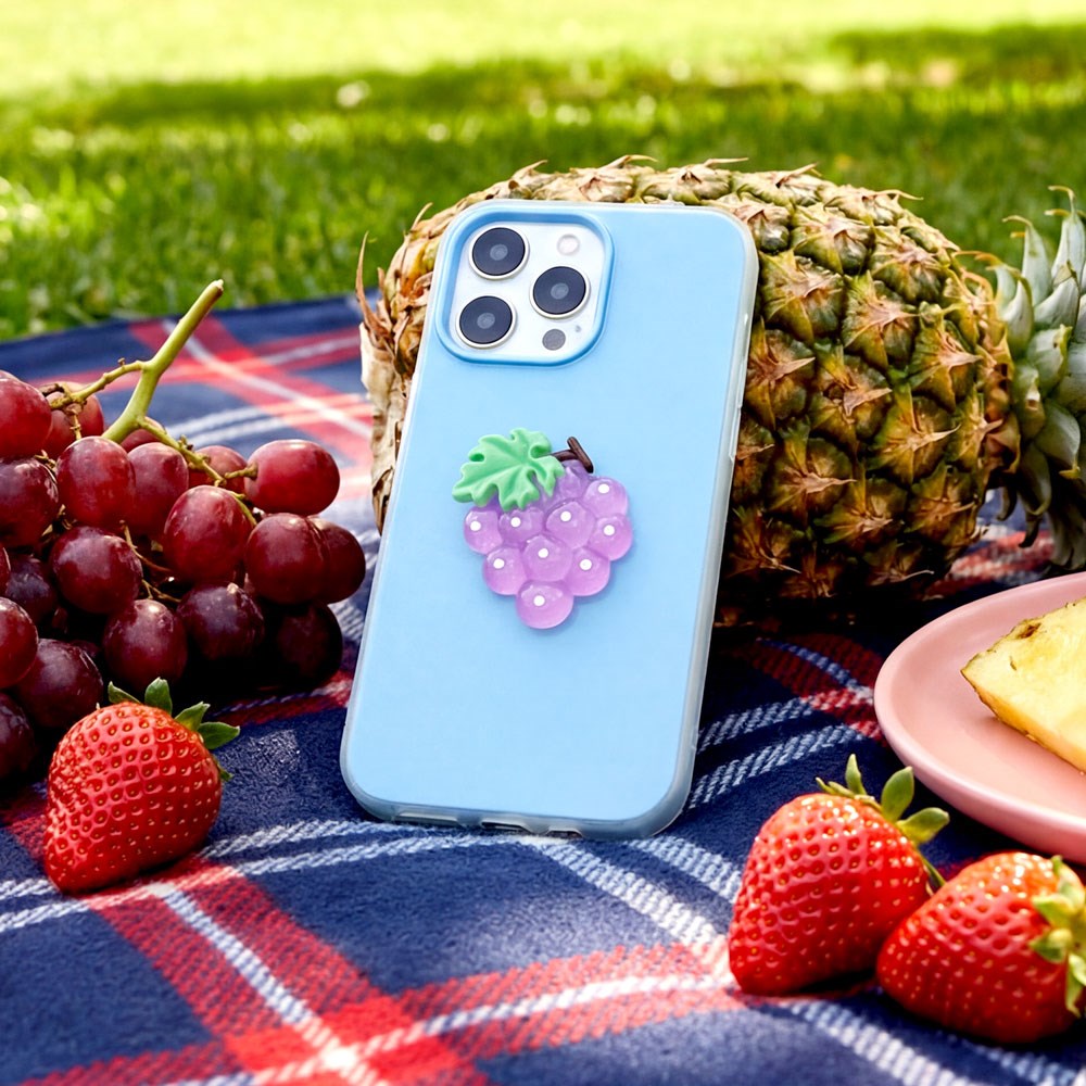 iPhone 17 Pro TFO 3D Frukt Deksel – Druer