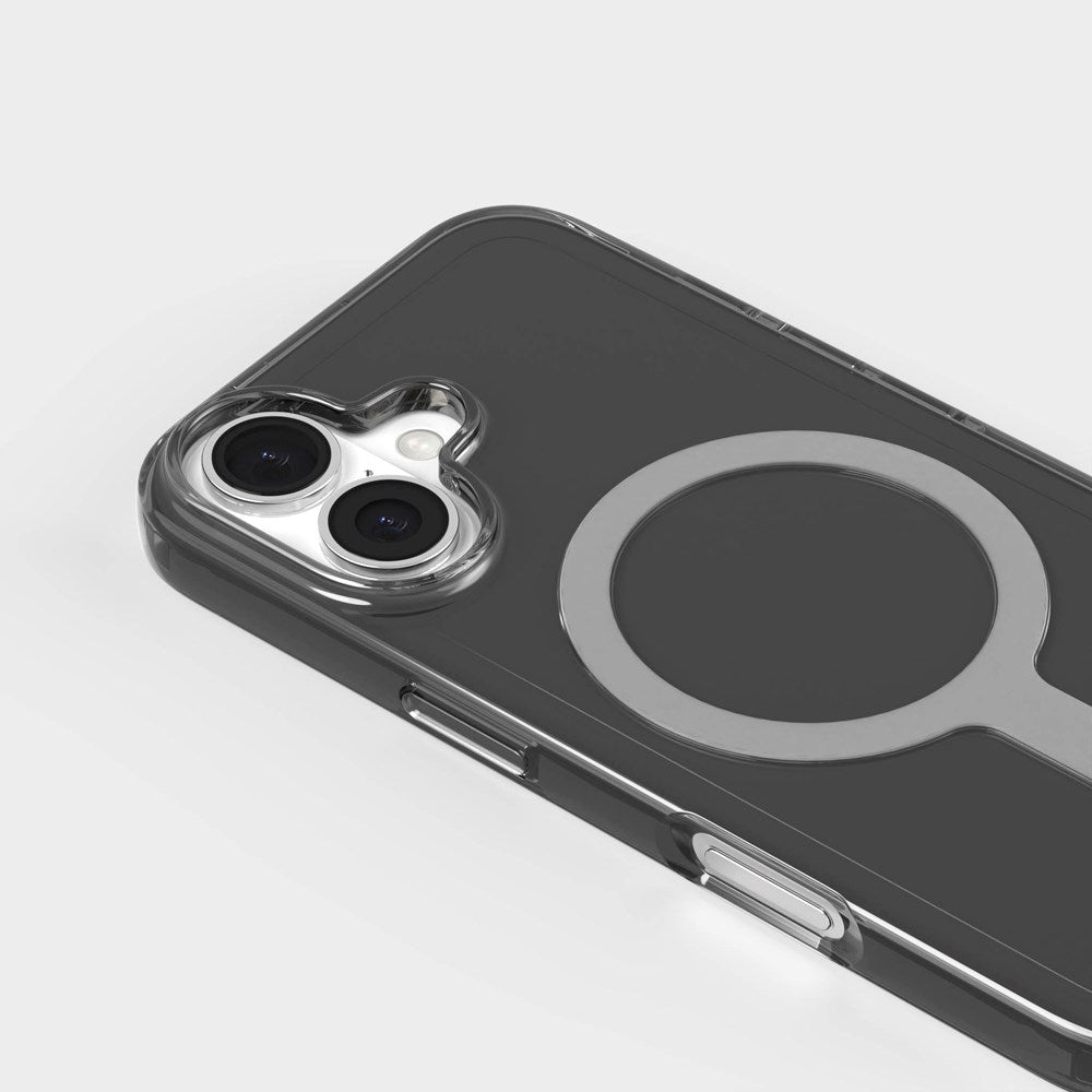 agood company iPhone 16 CLRPRTCT 100% Resirkulert Plast Deksel - Transparent / Tinted Black