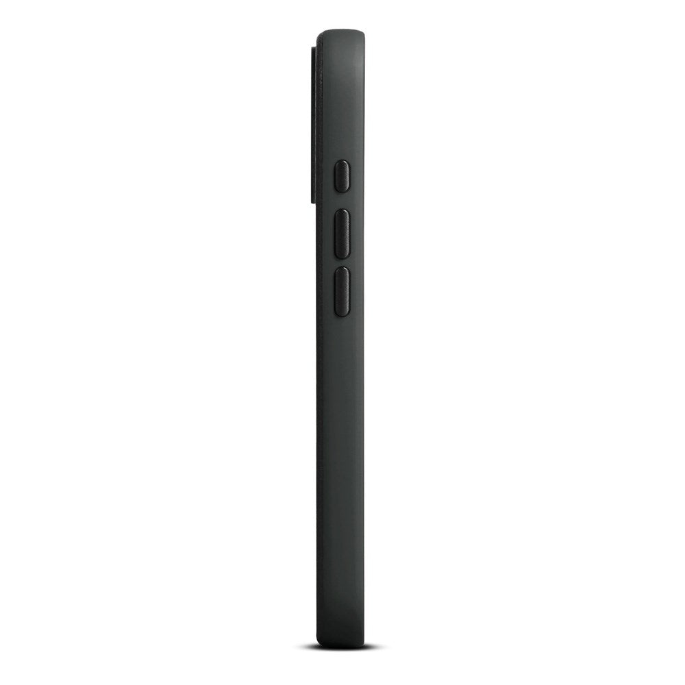 WOOLNUT iPhone 17 Ekte Skinn Deksel - MagSafe Kompatibel - Svart