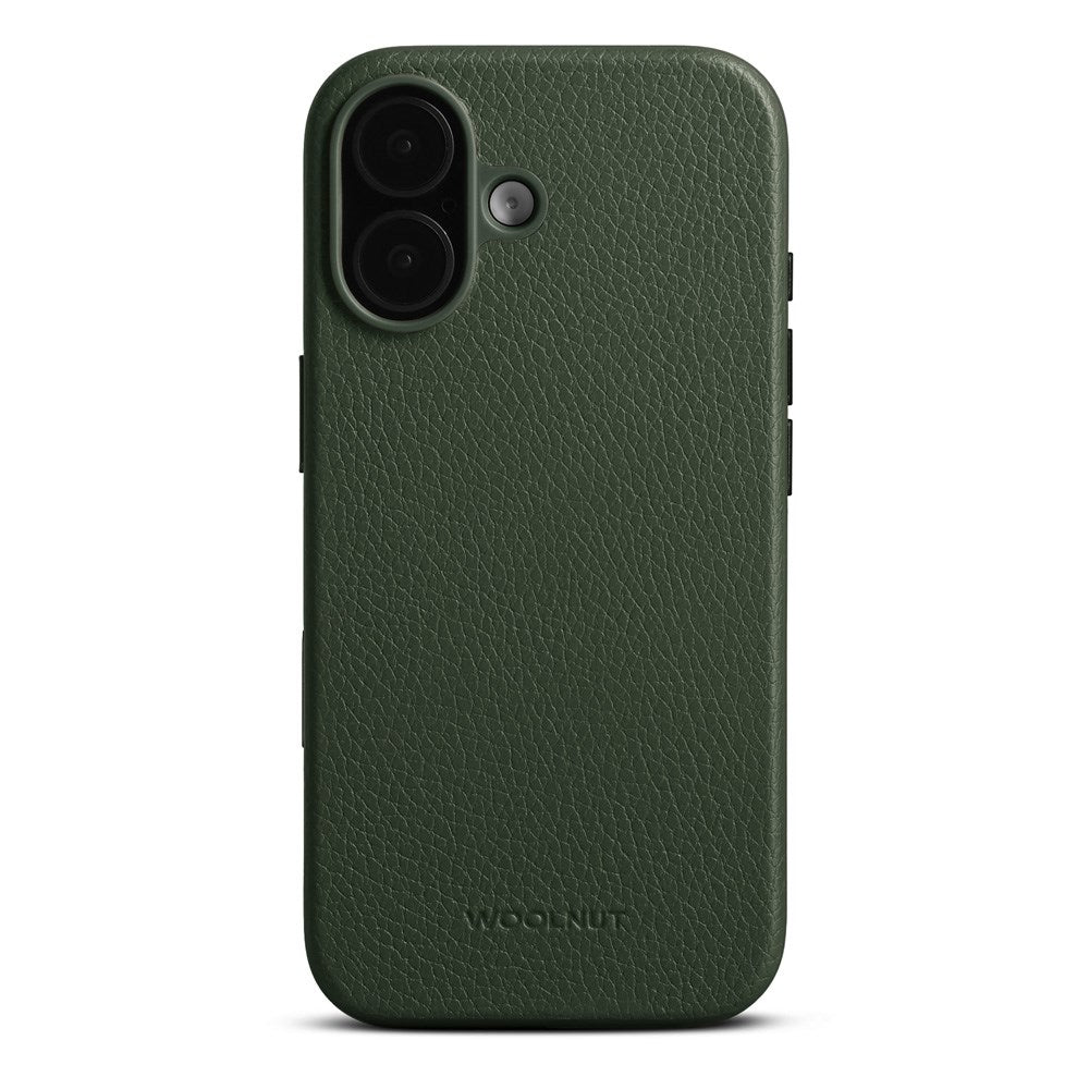 WOOLNUT iPhone 17 Ekte Skinn Deksel - MagSafe Kompatibel - Grønn