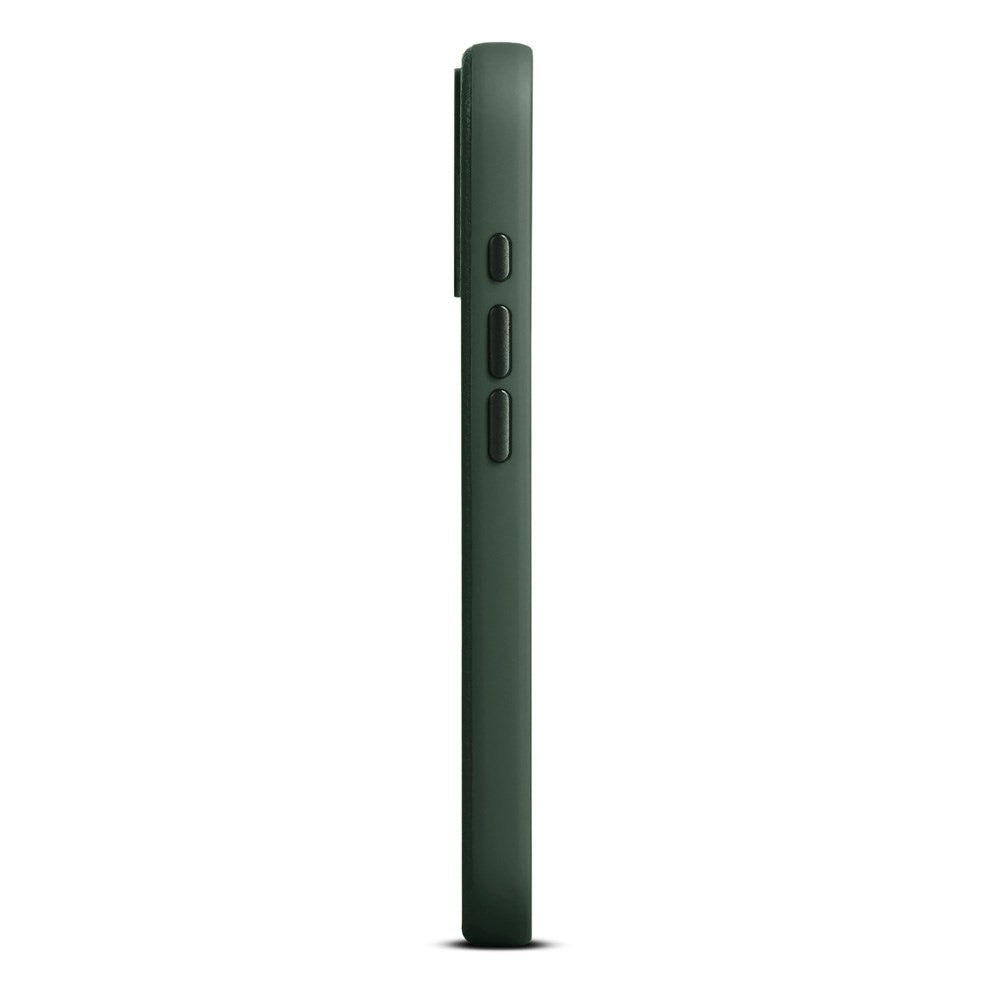 WOOLNUT iPhone 17 Ekte Skinn Deksel - MagSafe Kompatibel - Grønn