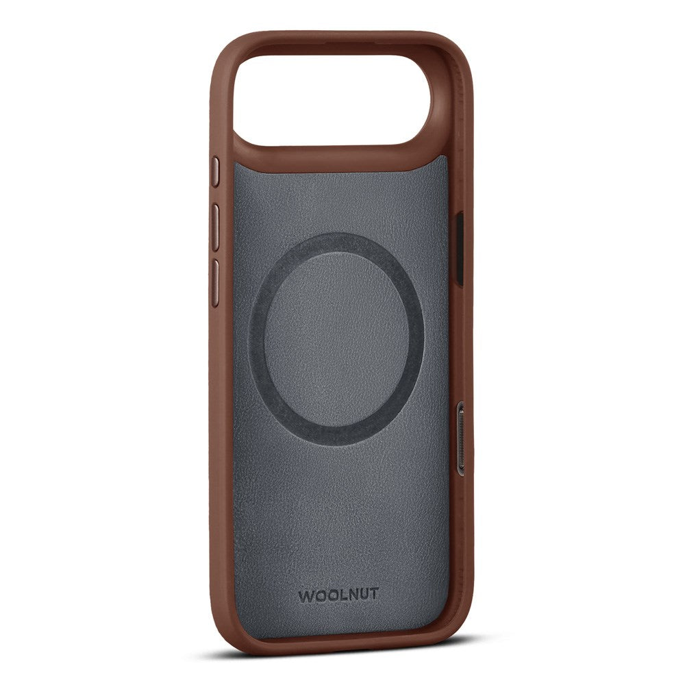 WOOLNUT iPhone Air Ekte Skinn Deksel - MagSafe Kompatibel - Brun