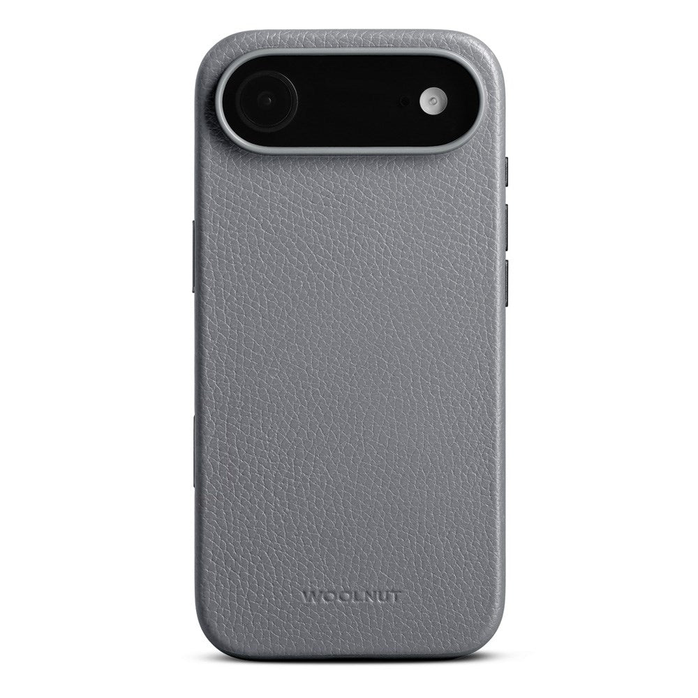 WOOLNUT iPhone Air Ekte Skinn Deksel - MagSafe Kompatibel - Grå