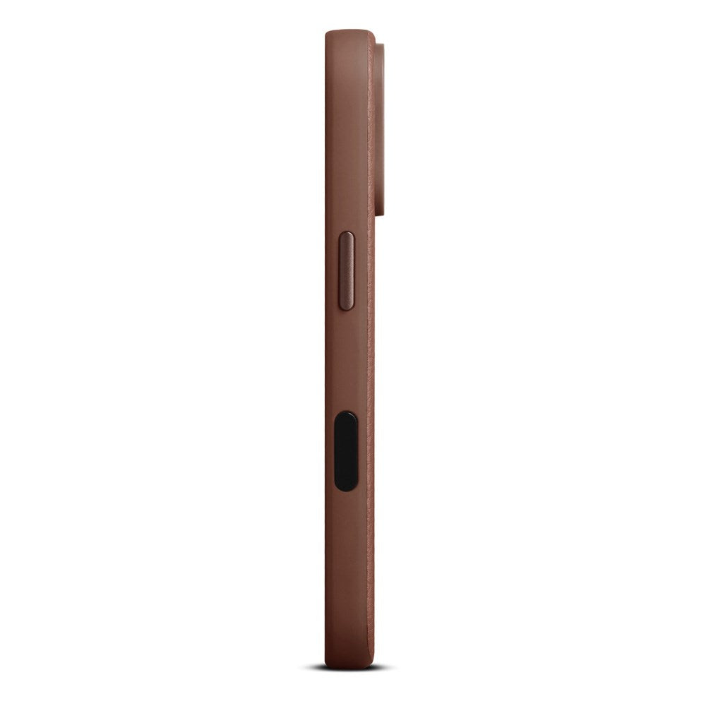 WOOLNUT iPhone 17 Pro Ekte Skinn Deksel - MagSafe Kompatibel - Brun