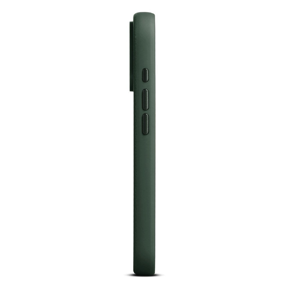 WOOLNUT iPhone 17 Pro Ekte Skinn Deksel - MagSafe Kompatibel - Grønn