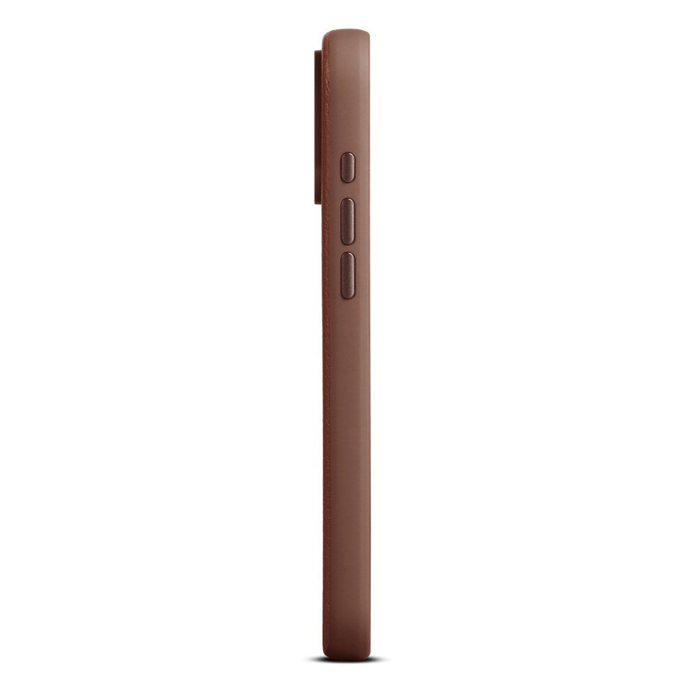 WOOLNUT iPhone 17 Pro Max Ekte Skinn Deksel - MagSafe Kompatibel - Brun