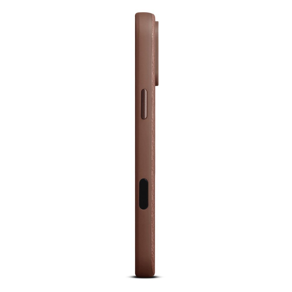WOOLNUT iPhone 17 Pro Max Ekte Skinn Deksel - MagSafe Kompatibel - Brun