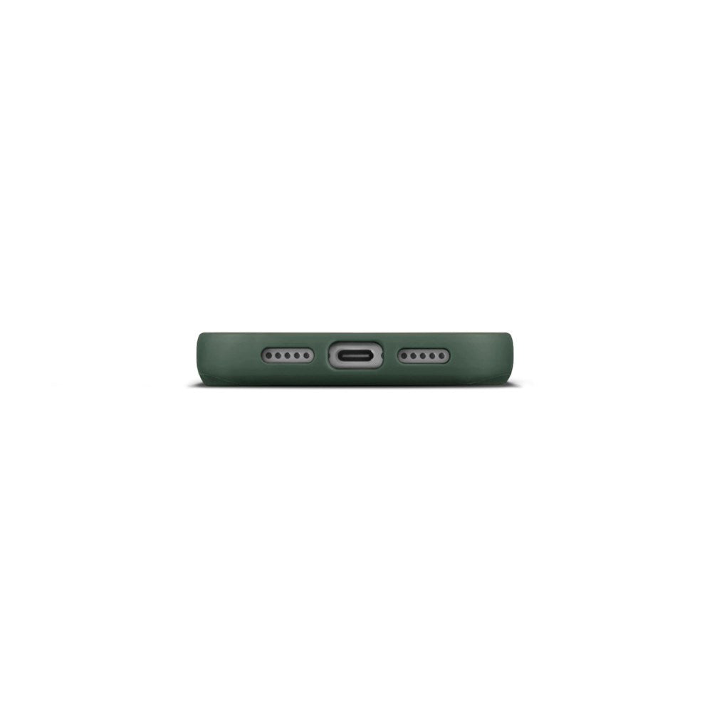 iPhone 18 Pro WOOLNUT Ekte Skinn Deksel - MagSafe Kompatibel - Grønn