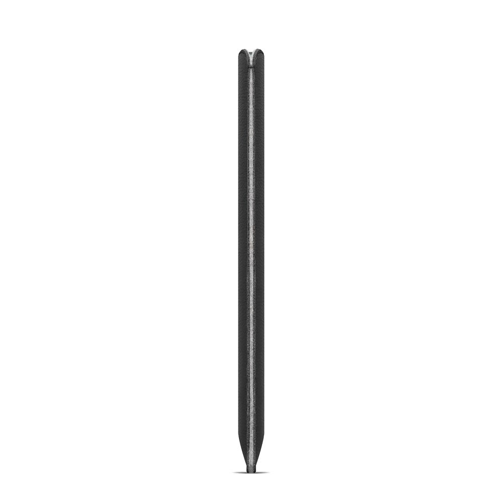 Woolnut MacBook Pro 14" M5/M4/M3/M2/M1 (2026-2021) Ekte Skinn Folio Sleeve - 24.5 x 33 cm - Svart
