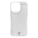 iPhone 14 Pro Max Joy Case Fleksibelt Plast Deksel med Glimmer - Gjennomsiktig / Sølv