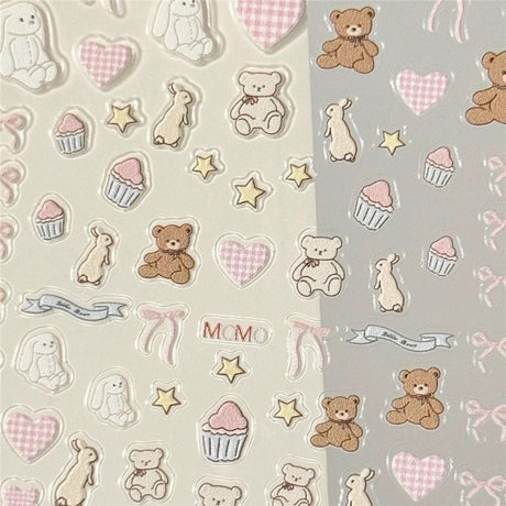 Mini-Klistremerker til Mobil - Jenny Bunny