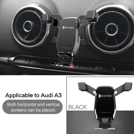 Mobilholder til Bil - Audi A3 / S3 (2014 - 2020) - Svart