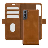 Samsung Galaxy S21+ (Plus) dbramante1928 Lynge  Ekte Skinn Magnet Deksel - Tan