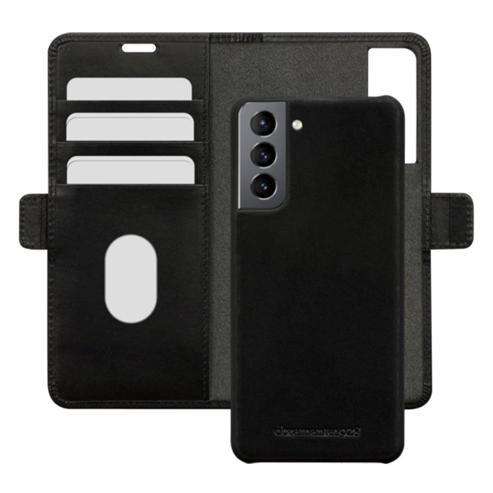 Samsung Galaxy S21+ (Plus) dbramante1928 Lynge  Ekte Skinn Magnet Deksel - Black