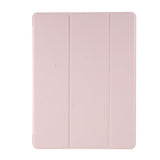 iPad 9.7 (2018-2017) / iPad Air / iPad Air 2 Tri-Fold Flip Deksel m. Fleksibel Bakside - Rosa
