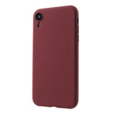 EIDERWOOD iPhone XR Matt Fleksibel Plast Deksel - Mørkerød