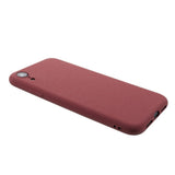 EIDERWOOD iPhone XR Matt Fleksibel Plast Deksel - Mørkerød
