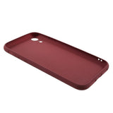 EIDERWOOD iPhone XR Matt Fleksibel Plast Deksel - Mørkerød