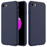 iPhone 7 / 8 / SE (2020 / 2022) Soft Silicone Case - Mørkeblå Vol. 2