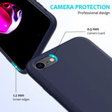 iPhone 7 / 8 / SE (2020 / 2022) Soft Silicone Case - Mørkeblå Vol. 2