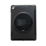 iPad 9.7" Håndverker Deksel med 360 Graders Håndholder & Stativfunksjon - Svart