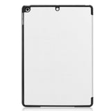 Apple iPad 10.2" (2021 / 2020 / 2019) Skinn Flip Deksel m. Stativ - Hvit