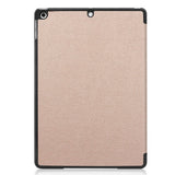 Apple iPad 10.2" (2021 / 2020 / 2019) Skinn Flip Deksel m. Stativ - Gull