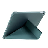 iPad 10.2" (2021 / 2020 / 2019) / iPad Pro 10.5 / iPad Air (2019) Deksel - Fleksibel Origami Deksel - Mørk Grønn