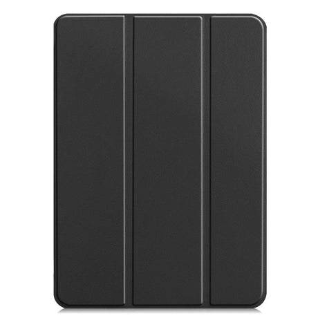 iPad Pro 12.9" (2022-2018) / Air 13" (2026-2024) Skinn Deksel m. Wake-Up & Stativ - Svart