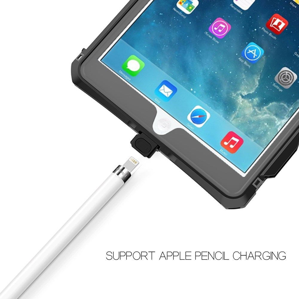 iPad 10.2" (2021/2020/2019) EIDERWOOD Vanntett Deksel - Svart / Gjennomsiktig