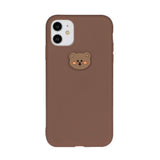 EIDERWOOD iPhone 11 Silikon Deksel med Figur - Brun / Bjørn