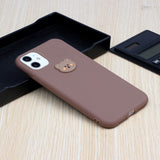 EIDERWOOD iPhone 11 Silikon Deksel med Figur - Brun / Bjørn