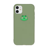 EIDERWOOD iPhone 11 Silikon Deksel med Figur - Grønn / Frosk