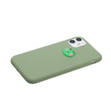 EIDERWOOD iPhone 11 Silikon Deksel med Figur - Grønn / Frosk