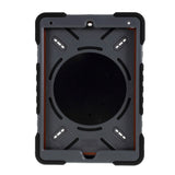 iPad 10.2" (2021 / 2020 / 2019) / iPad Air 10.5" (2019) PEPKOO Håndverker Deksel med Stativfunksjon - Svart