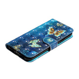 EIDERWOOD iPhone XR Kunstskinn Deksel med Lommebok & Stropp - Sommerfugler