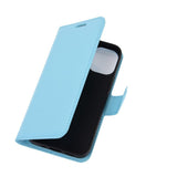EIDERWOOD iPhone 12 Mini Kunstskinn Flip Deksel m. Kortholder & Ståfunksjon - Blå
