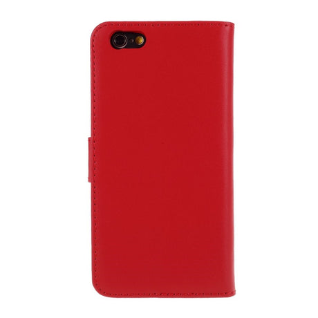 EIDERWOOD iPhone 6 Plus / 6 (s) Plus Kunst Skinn Deksel med Lommebok - Rød