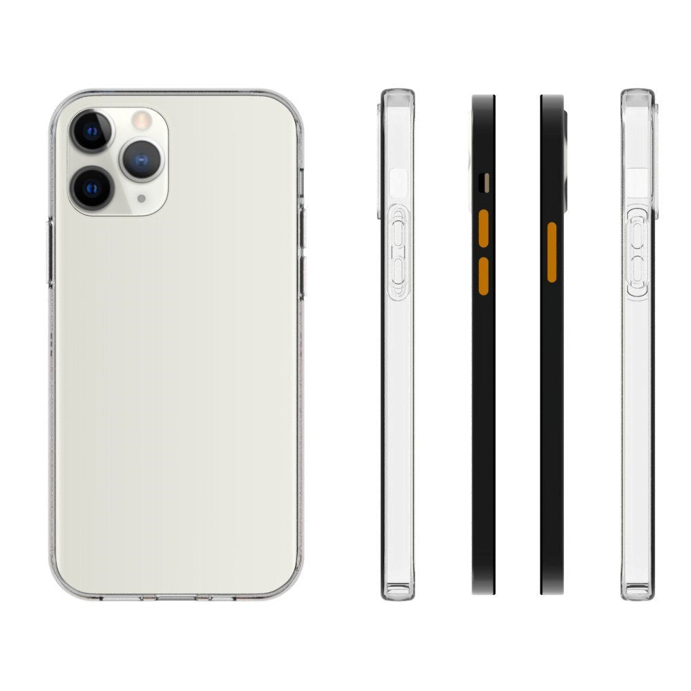 iPhone 12 / 12 Pro Diskret Fleksibelt Plast Deksel - Gjennomsiktig