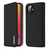 iPhone 12 Mini Dux Ducis Wish Series Wallet Deksel Lommebok - Svart