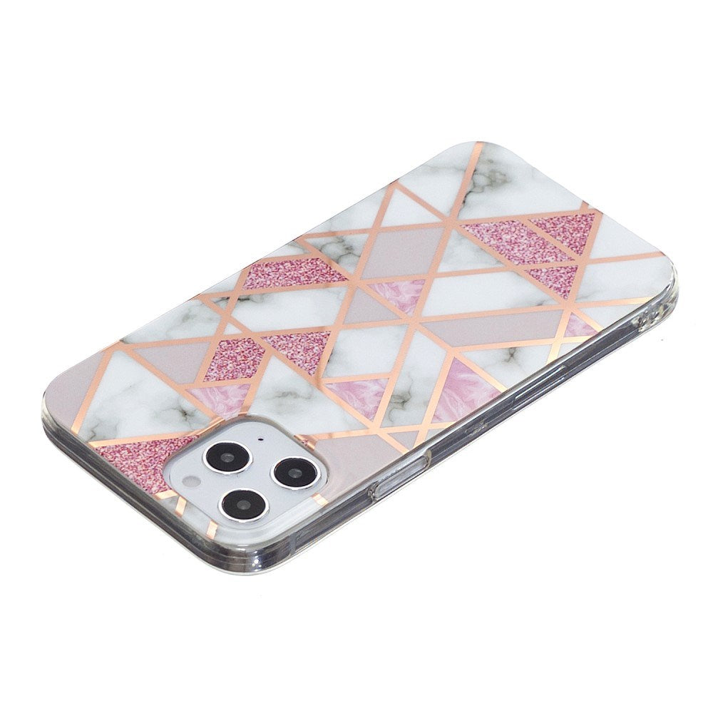 EIDERWOOD iPhone 12 Pro Max Plastik Deksel - Rosa Marmor