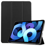 EIDERWOOD iPad Air 11-10.9" (2026-2020) Tri-fold Skinn Flip Deksel med Stylus Pen Holder - Svart
