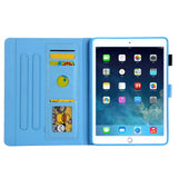 iPad 9.7 (2018-2017) / iPad Air / iPad Air 2 PU Skinndeksel m. Stand - Marmor