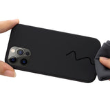 iPhone 12/12 Pro Silikondeksel Svart MagSafe