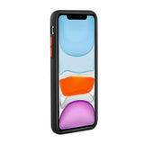 EIDERWOOD iPhone 12 Mini Fleksibelt Plast Deksel m. Kortholder - Svart