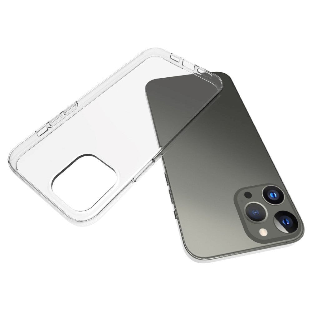 iPhone 13 Pro Max Fleksibel Plast Deksel - Gjennomsiktig