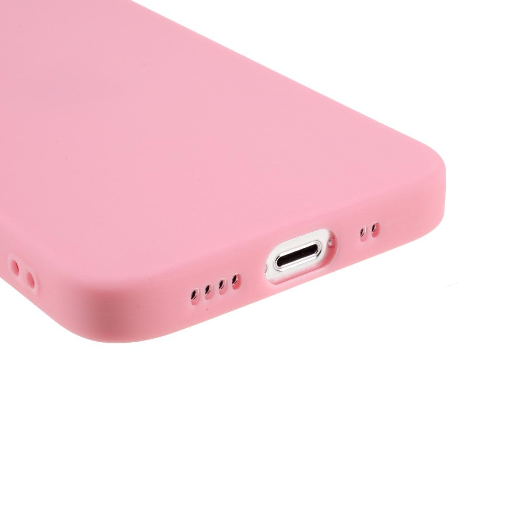 iPhone 13 Fleksibel TPU Plast Bakdeksel - Rosa